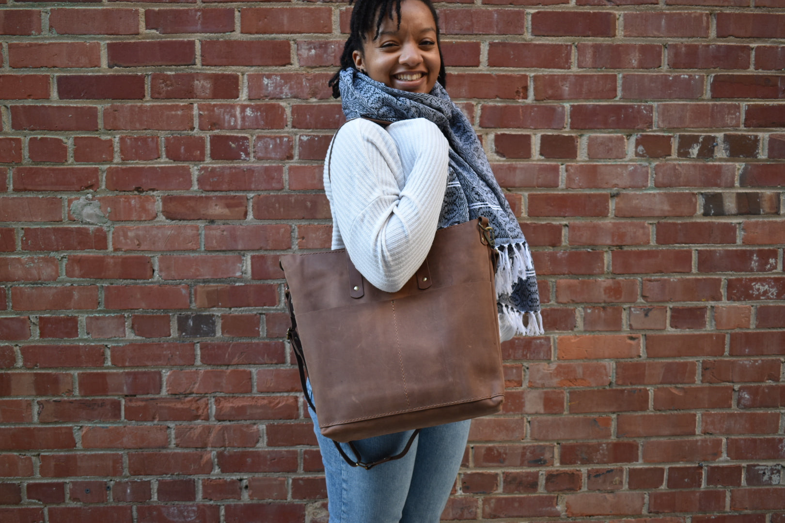 Carry-All Leather Tote