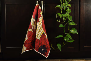 African Fabric Tea Towel